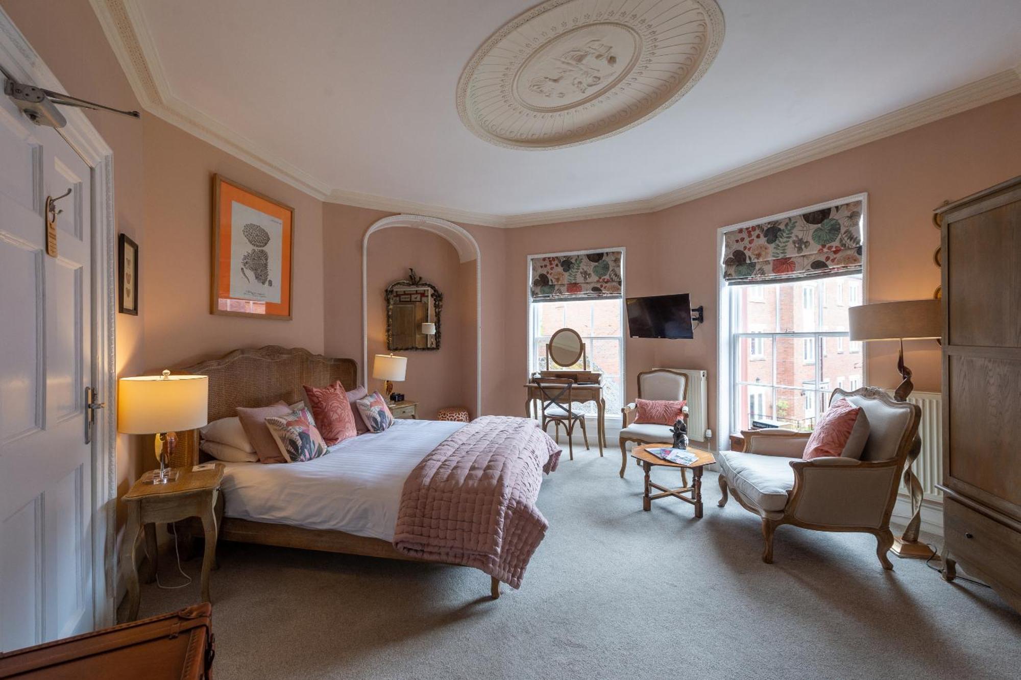 Bed and Breakfast Darwin'S Townhouse Shrewsbury Exterior foto A bedroom at The Swan